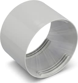 Koppeling voor afvoerslang van draagbare airco - 15cm – universele verlengconnector voor slangen met rechts- en linkse schroefdraad - hittebestendig — thumbnail 1