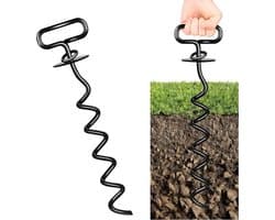 Grondanker Heavy Duty Hond Lead Stake - Schroef In Grondstaak Voor Grote Honden - Anker Voor Camping, Tuin, Strand