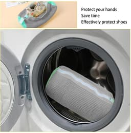 Set van 2 Waszakken voor Schoenen, Herbruikbaar voor de Wasmachine — thumbnail 2