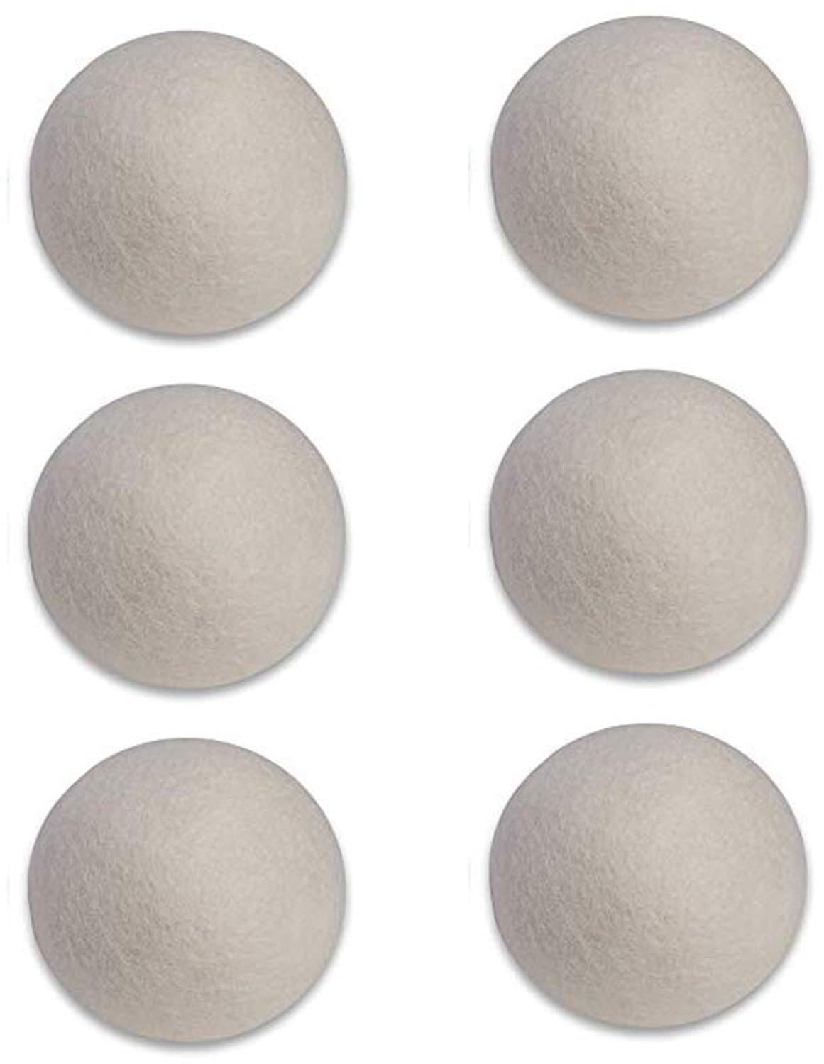 Wol Droogballen - Organisch - 6 Stuks - Natuurlijk — afbeelding 1