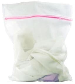 Scoby - Lingerie Waszak - Wasnetje - Waszak - Wasmachine Zak - Laundry Bag - 40 x 50 cm - Wit met Roze — thumbnail 4