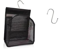 Ophangbare klemmenzak - Opbergtas met grote capaciteit - Voor wasgoed, make-up en reisaccessoires