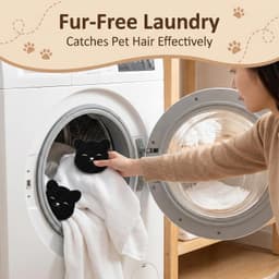 Set van 8 Herbruikbare Haarfilters voor de Wasmachine — thumbnail 4