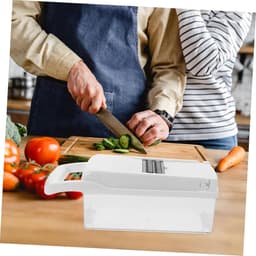 1set Multifunctionele Groentensnijder Handmatige Aardappelrasp Komkommer Slicer Voor Efficiënte Maaltijdbereiding Makkelijk Schoon Te Maken Compact Keuken — thumbnail 2