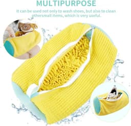 Set van 2 waszakken voor schoenen, ideaal voor delicate items, met 360 graden bescherming en optimale reiniging in de wasmachine — thumbnail 2