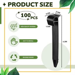 Omgoods - 100 Stuks Grondpinnen voor Irrigatiesysteem — thumbnail 5