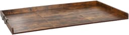 VEVOR Wasmachine en Droger Bovenplaat, 137 X 69,9 cm Houten Was- en Drogerbovenplaat met Rand en Haakjes, Waterbestendige Wasmachinebovenplaat voor Waskast, Pantry en Werkplaat Organiseren en Opbergen, Bruin — thumbnail 2