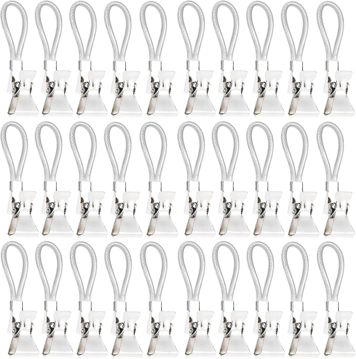 SnelShoppen - 30 Stuks Towel Clips - Metaal Clips voor Theedoeken, Keuken en Badkamer - Duurzaam en Ruimtebesparend - Perfect voor Pothouders en Handd — afbeelding 1