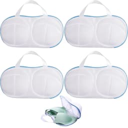 4 Stuks-waszak- bh-waszakje- Bh Wasnetje Voor Wasgoed- waszakjes met rits-waszakken voor wasgoed-waszakken -wasnet-waszakje bh-Waszakje Lingerie- wasmachine zakken-Beschermt Kleding- geschikt voor Lingerie en BH — thumbnail 1