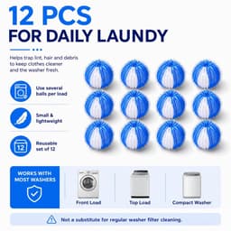 Solidchoice - Set van 12 Herbruikbare Haarvangers voor de Wasmachine — thumbnail 5