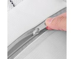 Waszakken - 3-pack honingraat mesh - Ergonomisch ritssluiting - Voor delicate kleding - Lichtgewicht en compact - Milieuvriendelijk alternatief (30x23cm) - Wasnetjes