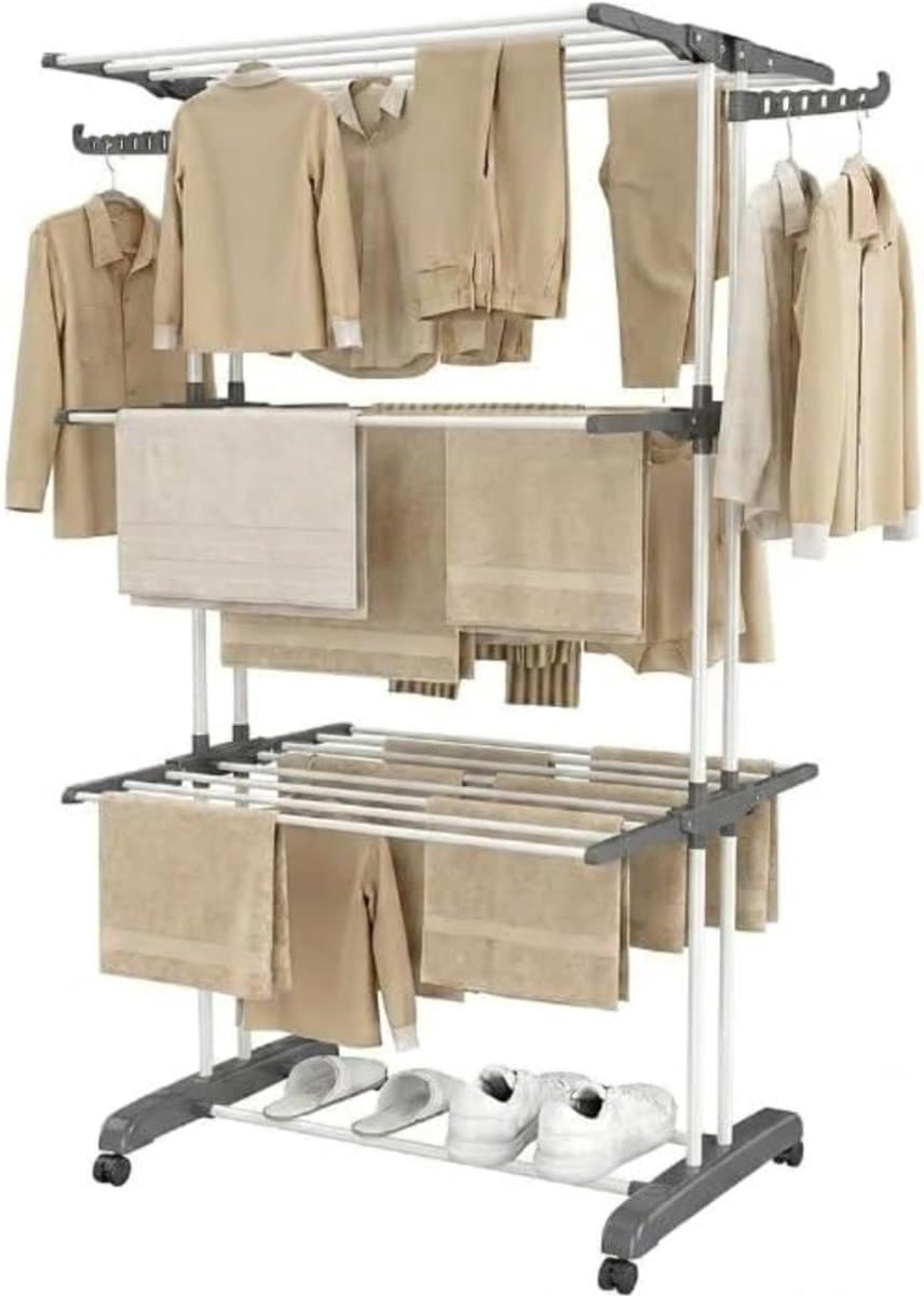 CLVP® Wasrek Staand - Droogrek Inklapbaar - Droogtoren — afbeelding 1