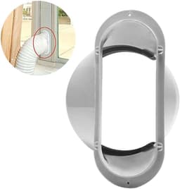 Afvoerslang Airco Klimaat - Koppelstuk Mobiele Airco Afvoerslang - Airconditioning afvoerslang - Verlengstuk van de uitlaatpijp van de airconditioning - Geschikt voor Ø15cm - Wit - Accessoires voor draagbare airconditioners — thumbnail 1