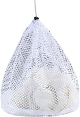 Wäschenetz Set - Wäschebeutel Waschnetz - 2 Stuks 30x40 cm - Ademend Polyester met Koordstop - Bescherming Delicate Kleding Reizen - Wit — thumbnail 1