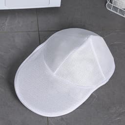Wasrek voor petten - Hoedenhouder wasmachine - Petten schoonmaken - Beschermt vorm - 35 x 22.5 cm - Wit — thumbnail 3