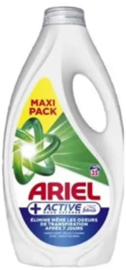 Ariel - Vloeibaar Wasmiddel Active + Odor Defense 35 Wasbeurten - 4 x 1575 ml - Voordeelverpakking — thumbnail 3
