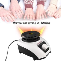 Dailygoods - Draagbare Elektrische Wasdroger - Energiebesparend - Compact formaat - Thuisgebruik - Krachtige 1200W - Ideaal voor kleine ruimtes — thumbnail 4