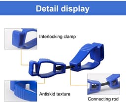 Dailygoods- Riemclip 5 Stuks - Duurzaam Kunststof - Stevige — thumbnail 5