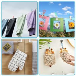 Dailygoods- Theedoekclip 30 Stuks - Handdoek Clips - Compact en Duurzaam - Sterke Grip - Voor Ophangen - Geschikt voor Droge Opslag - Handdoekclip — thumbnail 4