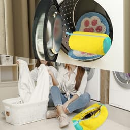 Dailygoods- Schoenwaszak - Innovatief ritsontwerp - Herbruikbaar wasnet - 39 x 19 cm - Bescherming voor schoenen - Lichtgewicht en draagbaar - Sneakerwaszak — thumbnail 4