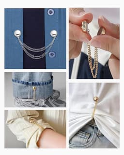Dailygoods- Wasknijpers Magnetisch - Multifunctionele Kledingclips - Kledingclips voor Hijab - Sterke Magneten - Eenvoudig te Gebruiken - Elegante Look — thumbnail 5
