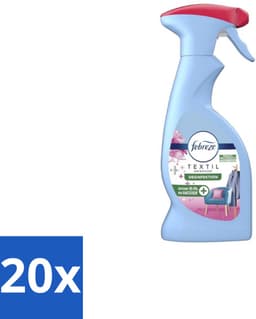 20 x Febreze – Textielspray – Roze Anjers – 375 ml - Voordeelverpakking - 20 stuks — thumbnail 3