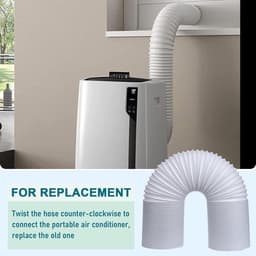 Draagbare airconditioner flexibele slang - Uitlaatslang Draagbaar - Lengte 2m - Luchtafvoerslang - Flexibele Slang - Afvoerslang Airco Universele - Vervangende Buis - Diameter 15cm - Eenvoudig te Installeren — thumbnail 4