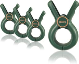 Grote Wasknijpers - Handdoek Klemmen - Wassen Ophangen - Winddicht Antislip - 10.5 cm - Groen — thumbnail 1