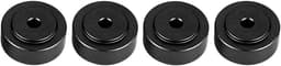 Schokdemper Pads - Speaker Voetjes Isolatie - Audio Verbeteren - Aluminium Legering - 20 x 8 mm - Zwart — thumbnail 1