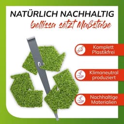 Grondanker voor gazonranden - Stabilisator randen Bodemanker - Tuinranden stabiliseren - Gegalvaniseerd metaal - 195 cm - Zilver — thumbnail 2