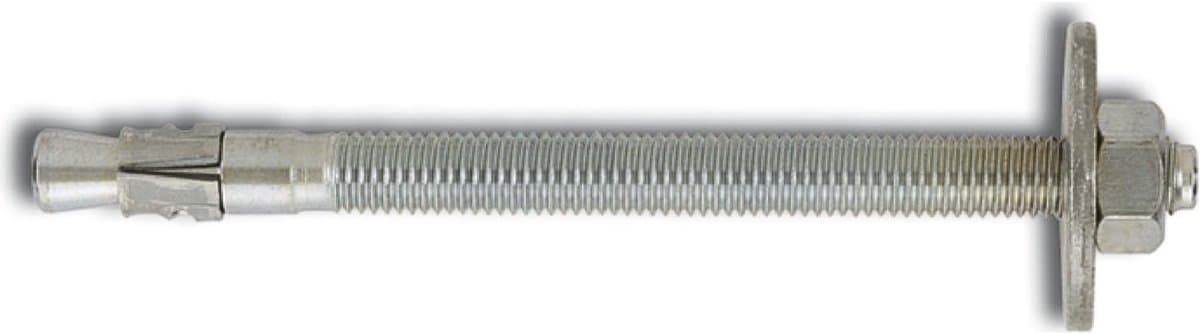 Stalen Ankers - Wandankers Bevestiging - Houtconstructies Bevestigen - Met Grote Ring - 12x180x276 mm - Verzinkt — afbeelding 1