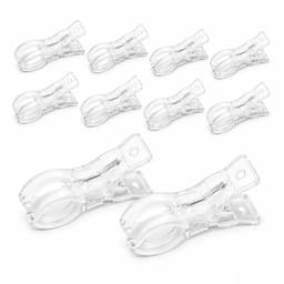 Bevestigingsclips Geschikt voor zwembadafdekking, 10 stuks, grote plastic clips, windbestendige bevestigingsclips — thumbnail 2