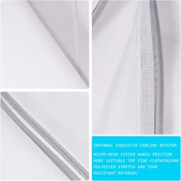 Waszakken, Waszakken Mesh Waszak voor Wasmachine Avondmaal Rits Netto Waszak voor Reizen, Lingerie, Trui, Kledingstuk, Onderkleding 4 (61 cm x 61 cm) — thumbnail 5