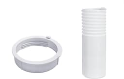 Afvoerslang Airco - Condensslang Airco - Airco Installatie - Hittebestendig Materiaal - 1.5 Meter - Wit — thumbnail 1