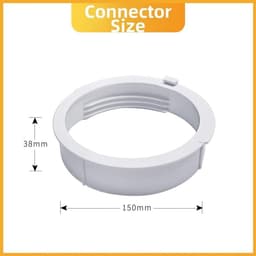 Afvoerslang Airco - Condensslang Airco - Airco Installatie - Hittebestendig Materiaal - 1.5 Meter - Wit — thumbnail 2