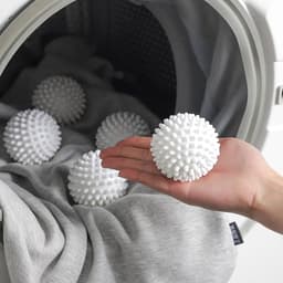 Droogbal, 6 stuks drogerballen voor wasdroger (blauw wit) | Wasbal voor wasmachine, herbruikbare droger voor wasmachine, wasdroger, ballen, wolliger wasgoed — thumbnail 4