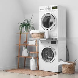 JCP® Wasmachine Ombouw - Wasmachine Meubel - Wasmachine Kast - Wit - 60cm x 60cm x 8cm — thumbnail 2