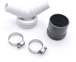 Afvoerslangconnector Duurzaam - 2-Weg Y-Splitter - Afvoerslangverbindingsadapter - Voor Wasmachine/Condensdroogtrommel - Geschikt voor Slangdiameter 19-24 mm - Aansluiting voor Afvoerbuis 40 mm - Afvoeradapter — thumbnail 5