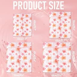 Set van 4 wasnetten met rits, herbruikbare waszakken voor delicate kleding, ideaal voor blouses, sokken en jassen in verschillende maten — thumbnail 2