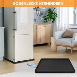 Lekkage Bak - Opvangbak Drip Tray - Apparaten Beschermen - Hoge Rand - 60 x 60 cm - Donker — thumbnail 3