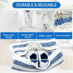 Schoenwaszakken 2-pack - herbruikbare wasmachine - 360° reiniging - grondige bescherming voor alle schoensoorten - ShopVlot — thumbnail 5