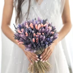 Gedroogde lavendelboeketten, 43 cm, natuurlijke gedroogde lavendelbloemen, voor thuis, woonkamer, bruiloftsfotografie, knutselen — thumbnail 4