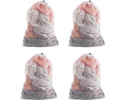 Waszakken met Trekkoord, Wasmachine Tas Grote 60 x 90 cm, Mesh Waszak voor Delicaten Heavy Duty Waszak voor Kleding, Donsjas, Bedlaken, Deken voor Thuis Dorm & Reizen