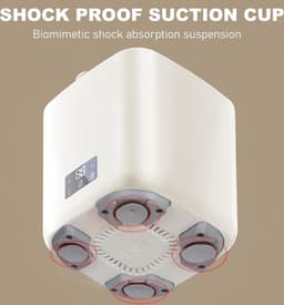 7 Liter Grote Capaciteit Draagbare Wasmachine met Centrifuge LCD-aanraakscherm Automatisch Geïntegreerde Bediening voor (Beige) — thumbnail 4