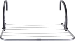 4goodz Droogrek Inklapbaar balkon/deur 3 meter - 51x35x22 cm - Zilver — thumbnail 1