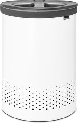 Brabantia Wasmand - met Deksel - 55 l - White / Kunststof deksel — thumbnail 1