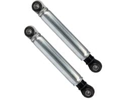 Multaparts® schokbrekerset geschikt voor Miele/Bosch wasmachines met Ø 8 mm bevestiging | Geschikt voor machines tot 1400 toeren | Lengte 190 - 275 mm (h.o.h. gemeten) | Alternatief voor 4500826 e.a.