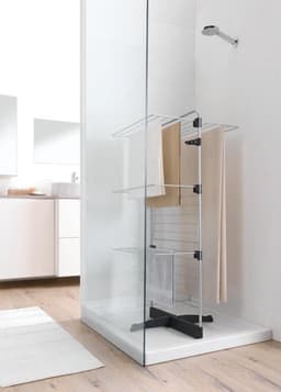 Freestanding Clothes and Home Drying Rack - Silver, 58 x 54 x 123 cm — thumbnail 5