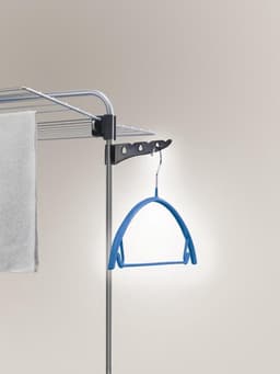 Freestanding Clothes and Home Drying Rack - Silver, 58 x 54 x 123 cm — thumbnail 2