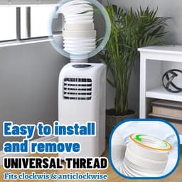 Koppelstuk Mobiele Airco Afvoerslang - Ø130mm/Ø150mm - Slangverlenging - Goed afdichtingseffect - Afvoerslang adapter raam voor Ø130mm/Ø150mm airconditioningsslang accessoires - Eenvoudig te installeren — thumbnail 5